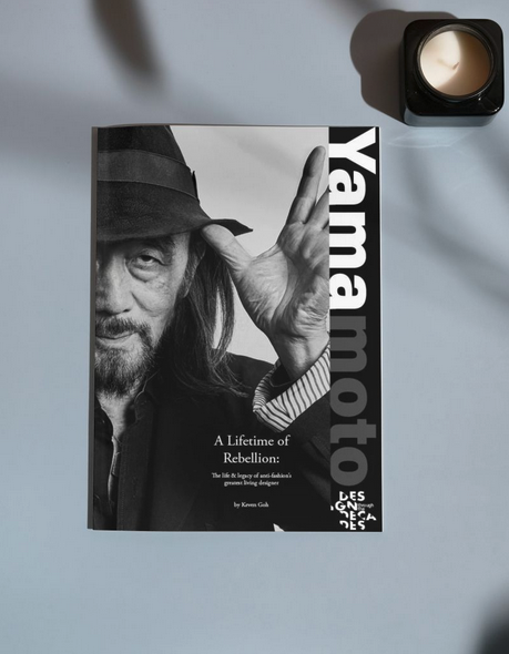 Yohji Yamamoto editorial cover